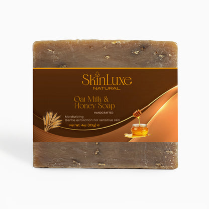 Oat Milk Honey Soap - SkinluxeNatural